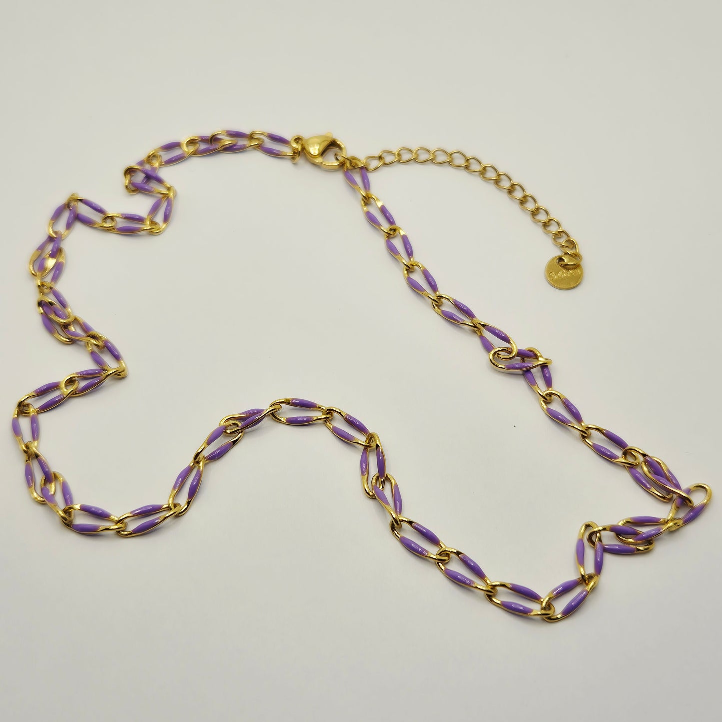Gold and Purple Chain