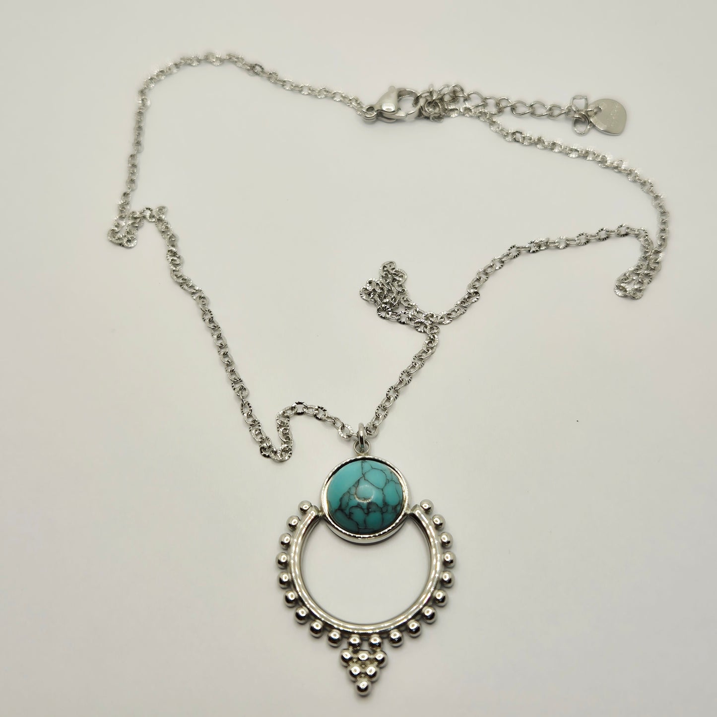 Silver Center Necklace