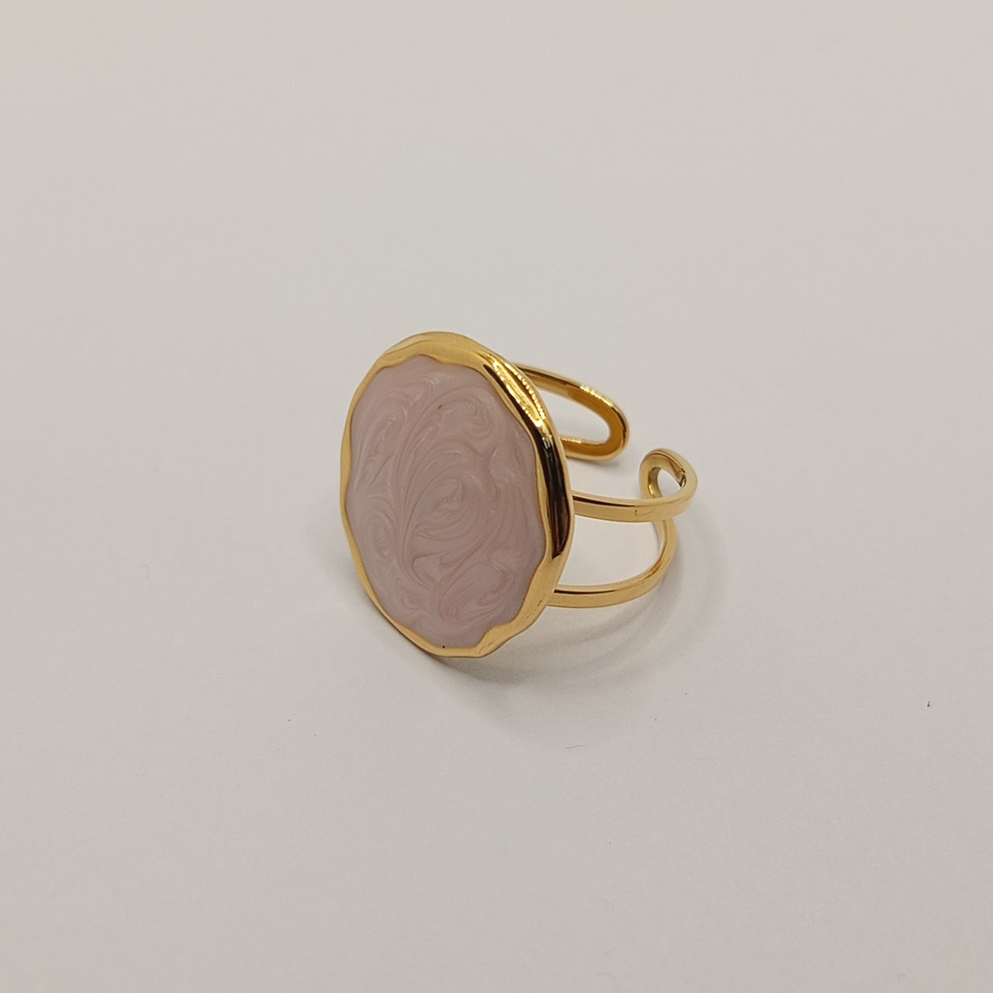 Cloud Pink Gold Ring