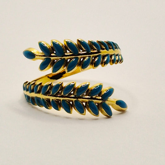Gold Tropical Ring