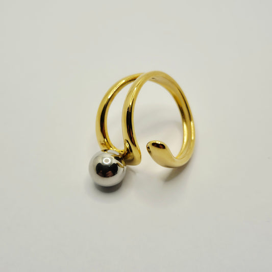 Gold+Silver Ithaca Ring
