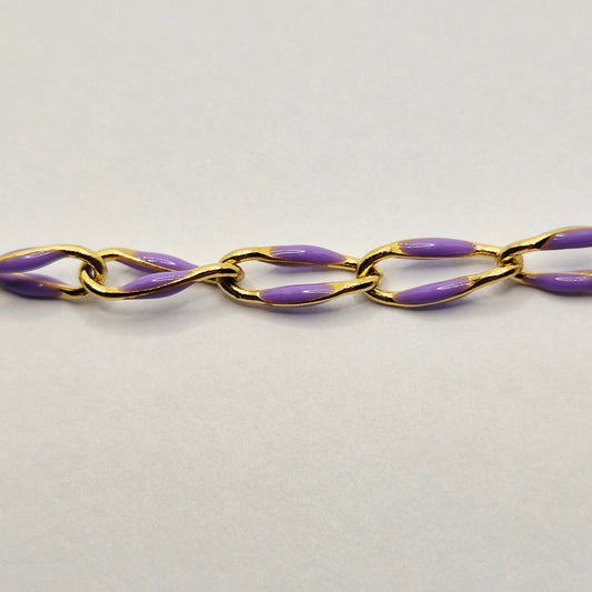 Gold and Purple Chain