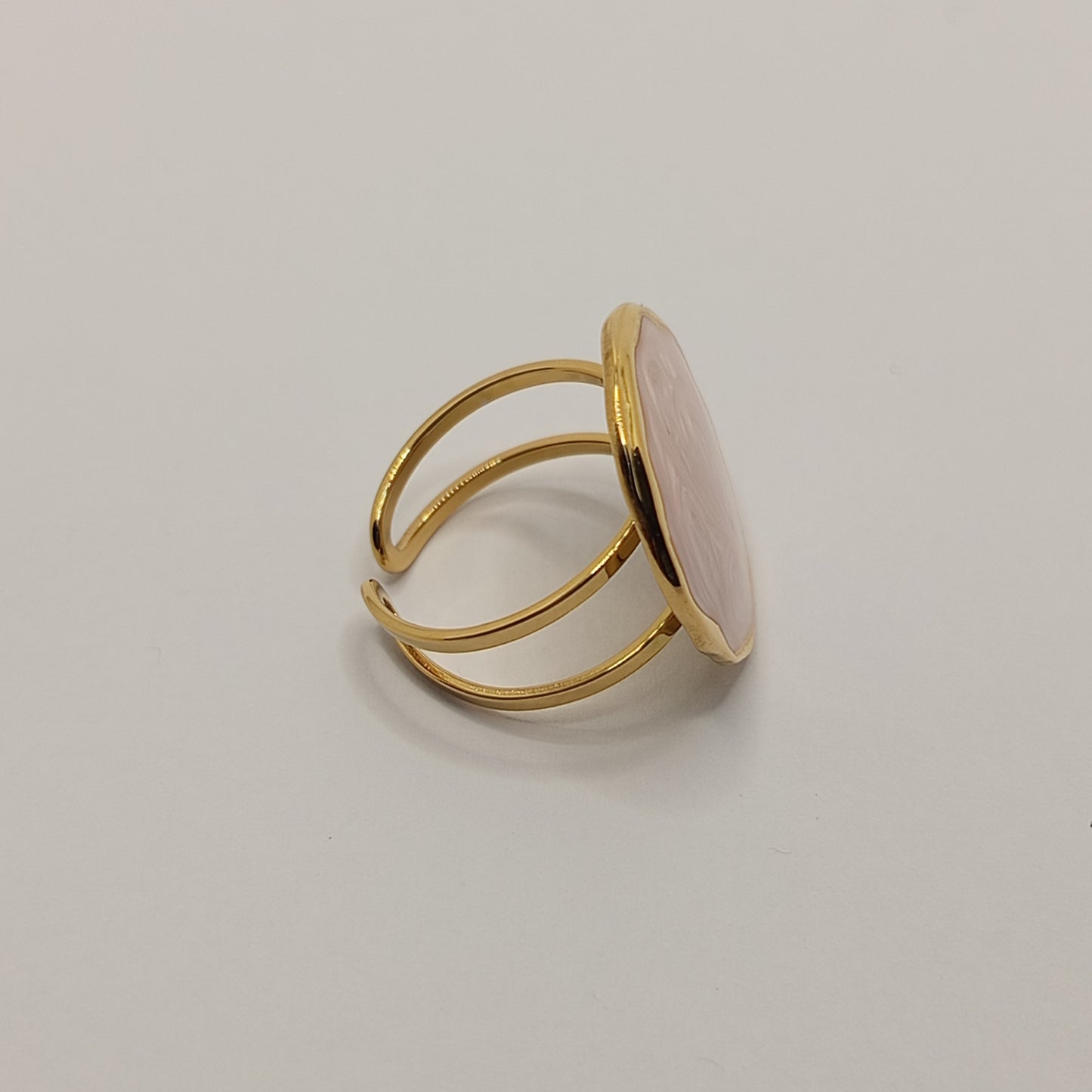 Cloud Pink Gold Ring